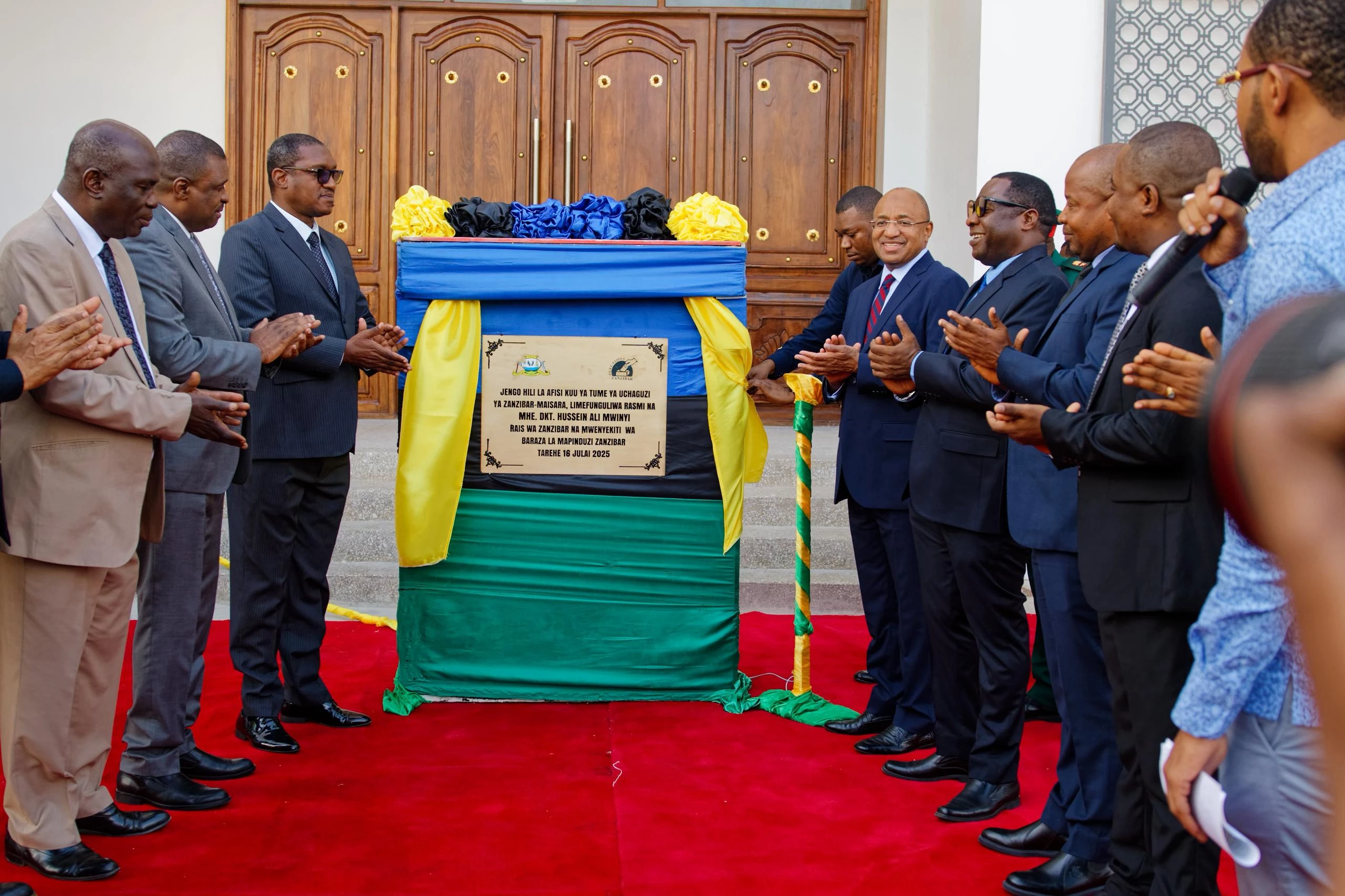 RAIS MWINYI AFUNGUA JENGO JIPYA LA TUME YA UCHAGUZI YA ZANZIBAR(ZEC)