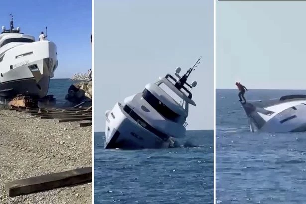 YACHT YA KIFAHARI YAZAMA DAKIKA 15 BAADA YA SAFARI YAKE YA KWANZA